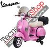 Vespa Elettrica Moto Scooter Per Bambini PX 150 Rosa GIODICART