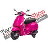 Piaggio Moto Elettrica Per Bambini Piaggio Vespa Sprint 12v Luci Led Suoni Mp3 - Rosa