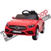 Mercedes-Benz Auto Macchina Elettrica per Bambini Mercedes CLS350 12V Pelle Telecomando Rosso