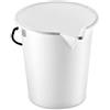 Thermohauser - Secchio graduato in plastica LDPE, diametro 28 cm, 10 l