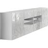 MIlani Home LION - madia di design moderno 2 ante 4 cassetti