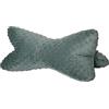 Dr. Berger Cuscino da lettura, 40 x 18 cm, design Minky, 380 g, cotone extra soffice, cuscino cervicale ergonomico per rilassarsi per una comoda lettura, TV, viaggi, verde