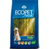 Russo mangimi spa Ecopet Natural Fish Cibo Secco Per Cani Adulti Taglia Media Sacco 2,5kg