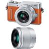 Panasonic Mirrorless Single-Lens Lumix GF10 Doppio Lente Kit Arancione DC-GF10W