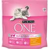 PURINA ONE Junior Pollo Crocchette per gatti - Set %: 4 x 1,5 kg