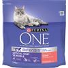 PURINA ONE Sensitive Cat Salmone, riso Crocchette per gatti - 1,5 kg