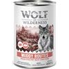 Wolf of Wilderness Senior Expedition 6 x 400 g umido per cane - Muddy Routes - Pollame con Maiale