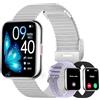Betatree Smartwatch Uomo Donna Chiamata e WhatsApp, 1,85 Orologio Digitale, 110+ Sportivo Smart Watch con Cardiofrequenzimetro/Contapassi Monitor Sonno/SpO2, Impermeabile IP67 Fitness Tracker Android iOS