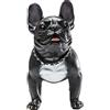 Kare Design, Figura Decorativa Gangster Dog, Nero, 49Cm, Idea Regalo, Animali Divertenti