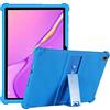 LEHEE Custodia per Samsung Galaxy Tab A8 2021, Silicone Morbido Skin Leggero Custodia Protettiva per Bambini Supporto Cover per Samsung Galaxy Tab A8 2021 10,4 Pollice, Blu scuro