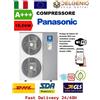 NULITE POMPA DI CALORE MONOBLOCCO 10 16 kw 20 KW 220V FREDDO CALDO R32 PANASONIC