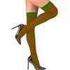 W WIDMANN MILANO Party Fashion - Calze sopra il ginocchio a righe