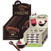 irpot Tazzine e Cucchiaini di cioccolato 70% extra fondente cioccolatini cortesia cioccolata per pausa caffè dolce set Tazzulè + Chocorè (18 Tazzine + 18 Cucchiaini)