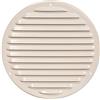 EUROPLAST Ø 200mm Griglia di Ventilazione con Zanzariera - Griglie D'Aerazione in Metallo - Acciaio, Beige