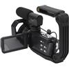 Lazmin112 Videocamera Videocamera 4K 30FPS, Zoom 18X, Touch Screen IPS, Visione Notturna, Microfono Esterno, Webcam, Uscita HD, Leggera Portatile per Vlogging e Fotografia