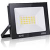 loyal 20W Faretto LED da Esterno 2000LM Super Luminosa Bianco Freddo 6000K Fari LED Lampada, Impermeabile IP65 Proiettore Faro, Luce di Sicurezza per Giardino Corridoio Piazza Parcheggio Patio