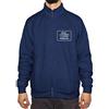 Grafiche Pilia Industria Grafica Felpa Jacket Zip - Personalizzabile Fronte e Retro con Tuo Testo e Immagini - Uomo (L, Blu Notte)