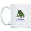 UO Tazza regalo con messaggio effetto caffeina, regalo per amici, regalo originale per Natale, regalo amico invisibile originale, 350 ml, ceramica