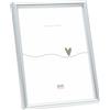 Deknudt Frames S011D1 - Cornice portafoto in Resina Opaca, 13 x 18 cm, Colore: Argento
