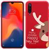 Yoedge Natale Cover per Xiaomi Redmi Note 11 Pro 4G/5G 6,67, Custodia in Silicone Ultra Sottile Rosso con Cartoon Natalizie Disegni, Morbida Antiurto Protettiva Case per Redmi Note 11 Pro, Cervo 2