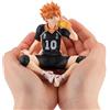 Gooyeh Haikyuu Figura Hinata Shoyo Anime Figure Seduto Postura Bere Statua Modello Carino Action Figura Desktop Servizi Compleanno 10cm
