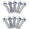 Simoni Racing BR/27-10 Kit 10 Bulloni Ruota M14x1.5 Lunghezza 64 mm Chiave 17 Sferici, Acciaio Classe 10.9, Made in Italy