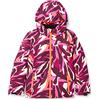 CMP - Giacca da Sci in Twill da Bambini con Cappuccio Removibile, Sangria-Flamingo Fluo, 140