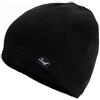 OTTERSHELL Berretto impermeabile unisex, con fodera in pile, ideale per sci, snowboard e attività all'aperto, caldo, antivento e traspirante, nero/grigio, Taglia unica