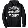 Disney Pixar Cars Lightning McQueen Vintage Felpa con Cappuccio