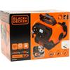 BLACK+DECKER BDCINF18N-QS Compressore Portatile Compatto Senza Serbatoio, Ad Alimentazione 8.27 Bar-Corrente 12V, Nero Rosso