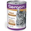 Monge Gemon Cat Adult Bocconcini 415 gr - con Pollo e Tacchino Cibo umido per gatti