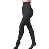 sanaGens Calze Collant CLASSIC compressione graduata maglia a rete 140 DEN 18/22 mmHg (NERO taglia 2)