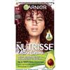 Garnier Nutrisse - Tintura per capelli castani permanente, fino al 100% di copertura dei capelli grigi, con balsamo a 5 oli - 3,6 castano rossiccio profondo