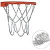 HJYDGJ Aoser Rete Da Basket Resistente Con Catena - Netto Di Basket Per Canestro - Argento Metallizzato