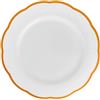 BITOSSI HOME PIATTO FRUTTA 21 CM, PETALO GIALLO OCRA
