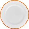 BITOSSI HOME PIATTO FRUTTA 21 CM, PETALO ARANCIO RUGGINE