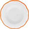 BITOSSI HOME PIATTO FONDO 23 CM, PETALO ARANCIO RUGGINE