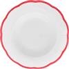 BITOSSI HOME PIATTO FONDO 23 CM, PETALO ROSSO