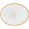 BITOSSI HOME VASSOIO OVALE 36 CM, PETALO GIALLO OCRA