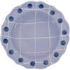 BITOSSI HOME PIATTO FONDO 23 CM, QUADRI BLU CIELO