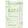 Sacchetto in carta antiunto 35 gr - 12x7x18h cm Green Word - PROMO