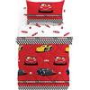 Caleffi Trapunta invernale piazza e mezza Caleffi 220x260 tessuto in puro cotone (Cars Racing)