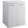 Colavene - Base 70X66xH91 con due ante contenitore lavatrice/asciugatrice : Finitura colacril - Bianco