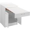 Colavene - Base mobile 60X60xH90 con tavolo estraibile - 24601 : Finitura colacril - Bianco