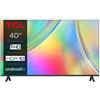 TCL Tv Tcl 40S5400A S54 SERIES Smart TV Metallo cromato scuro