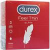 Durex Feel Thin Ultra preservativi 3 pz