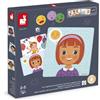 Janod - Gioco Magnetico delle Emozioni - Gioco Educativo per La Prima Infanzia - A Partire dai 2 Anni in su, J08038
