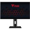 Itek GGF Monitor Gaming 27'' FLAT WQHD, 2560x1440, IPS, 100Hz, 16:9, 4ms OD, HDMI, Display Port, Speaker, HDR Ready , AMD FreeSync, Compatibile con Nvidia G-sync