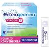 Enterogermina Viaggi, Vitamina b12, Vitamina d, Fermenti Lattici Probiotici, per Adulti - Integratori per Flora Intestinale in Viaggio, Stanchezza e Sistema Immunitario (24 Bustine Gusto Fragola)