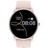 RIVERSONG Smartwatch per Uomo e Donna, Orologio Fitness Impermeabile IP68 con Contapassi, Cardiofrequenzimetro, Cronometro, Orologio Sportivo per iOS e Android, Rosa